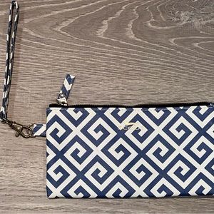 Scout wristlet bag, navy blue
